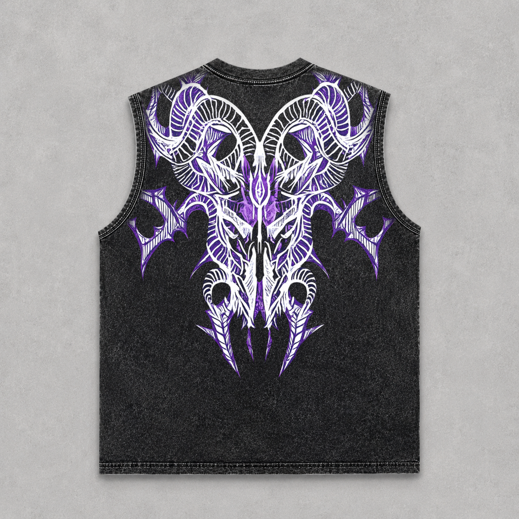 Voidfang Reaper Oversized Cut-Off Tee