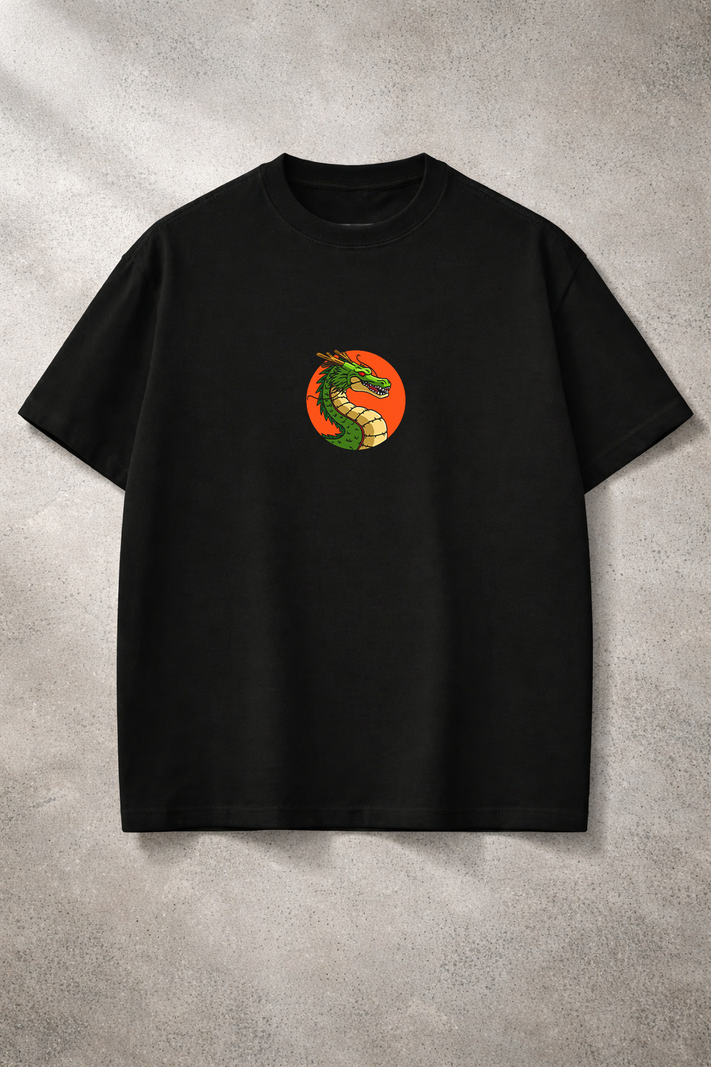 Celestial Dragon Graphic T-Shirt – Black