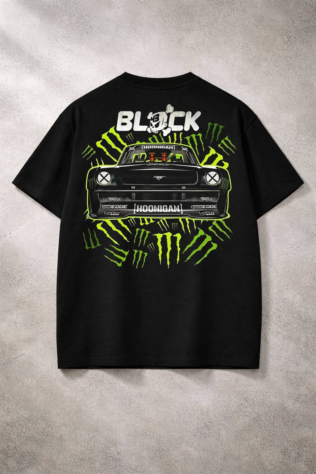 Street Beast Muscle Car Oversized T-Shirt