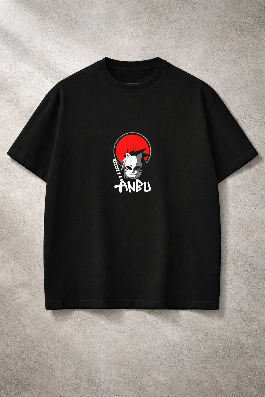 Thunder Shadow Warrior Graphic T-Shirt – Black