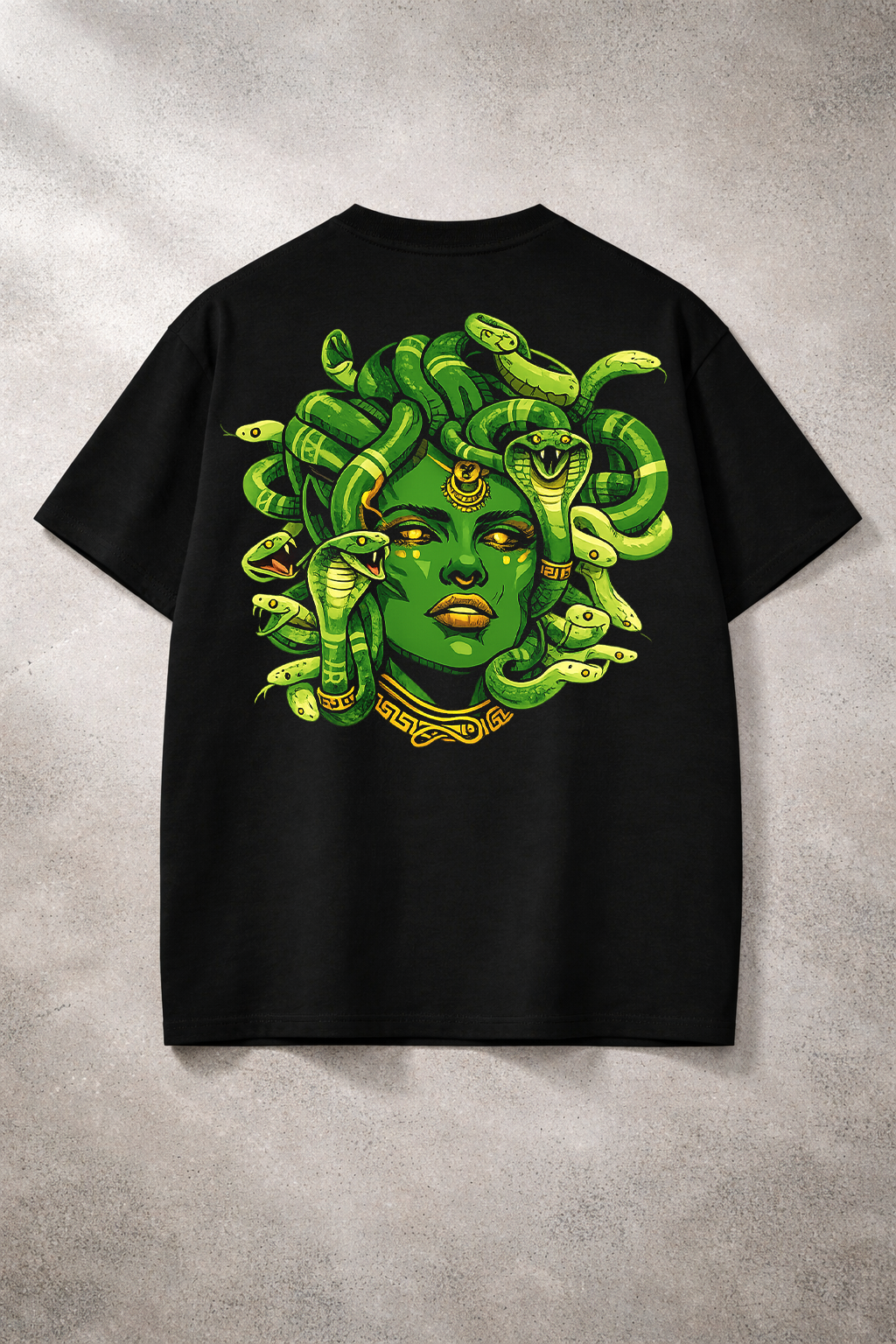 Medusa Viper Queen Oversized T-Shirt Black