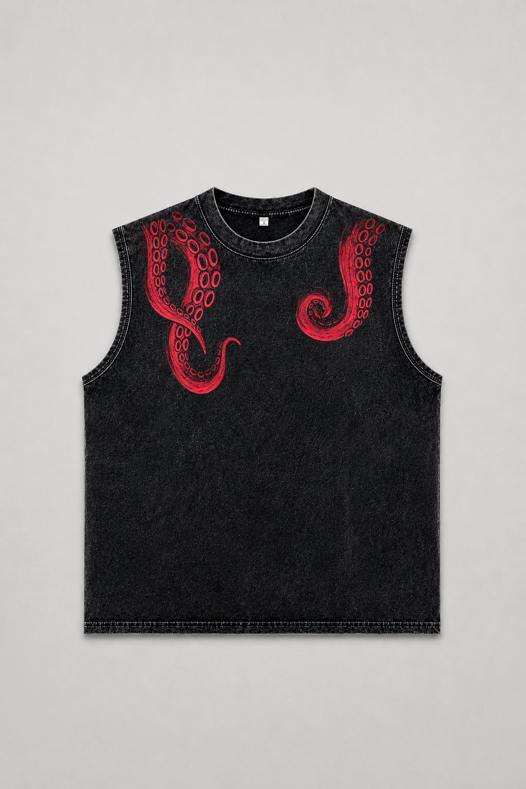 ABYSSAL TENTACLE – Washed Muscle Tee