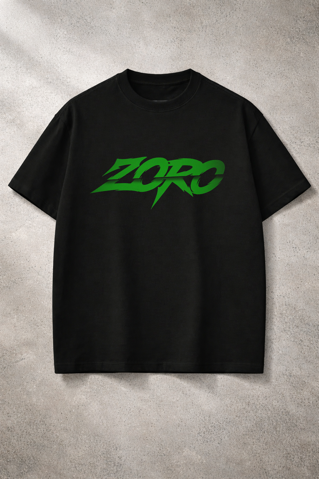 Shadow Swordsman Zoro Oversized T-Shirt Black