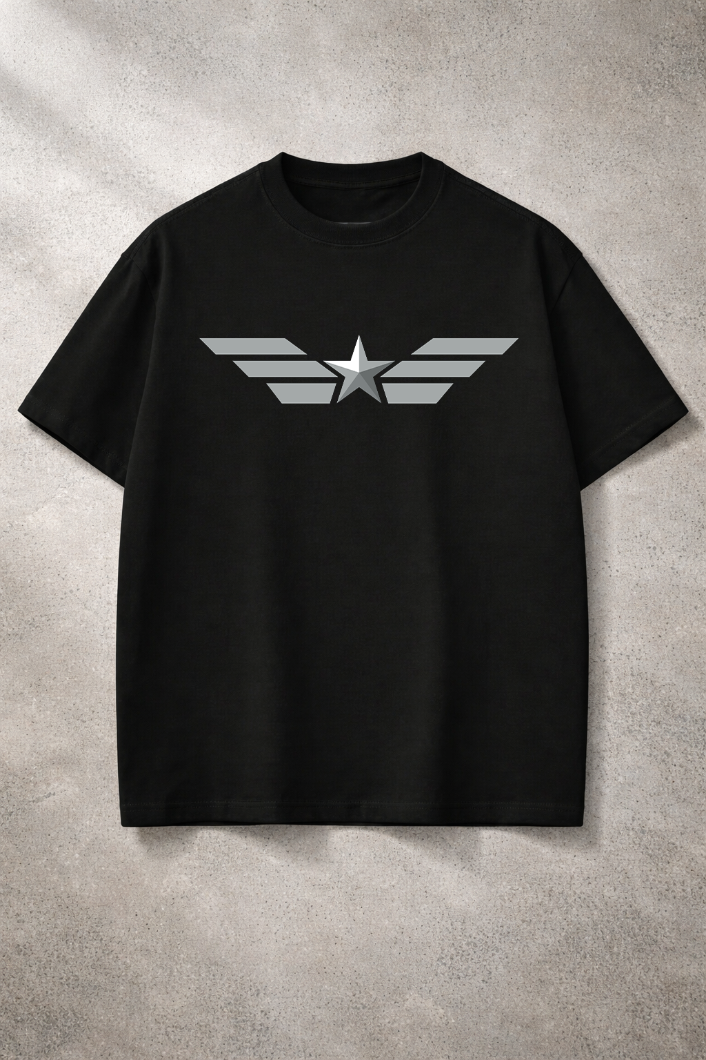 Valor Shield Warrior Graphic T-Shirt – Black