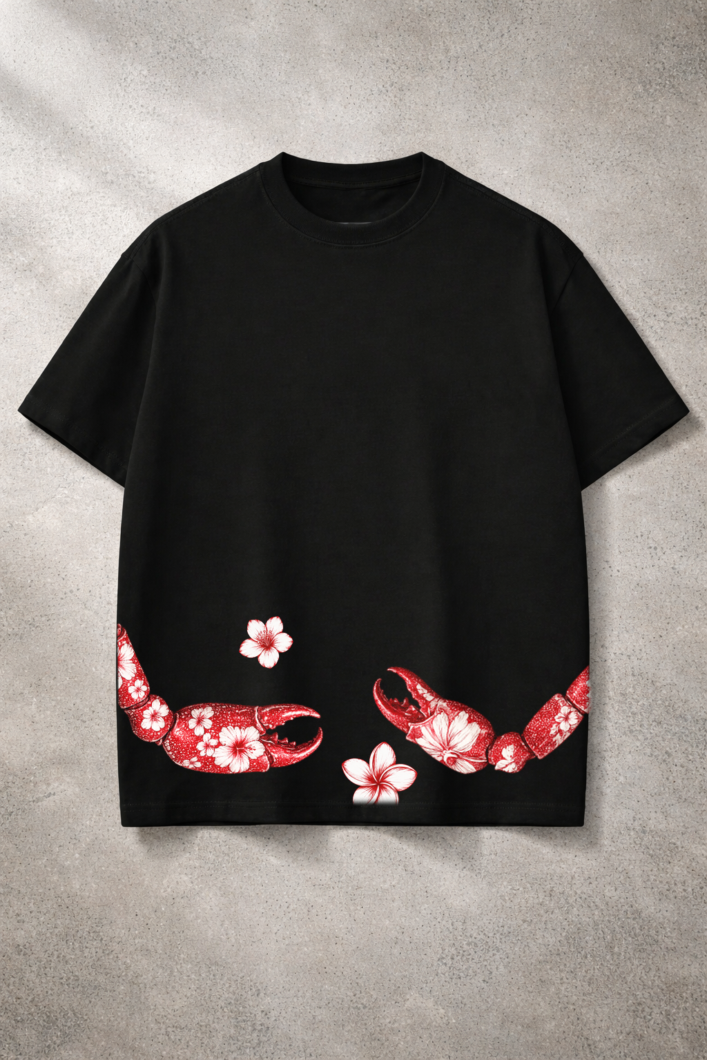 Sakura Crab Oversized Tee