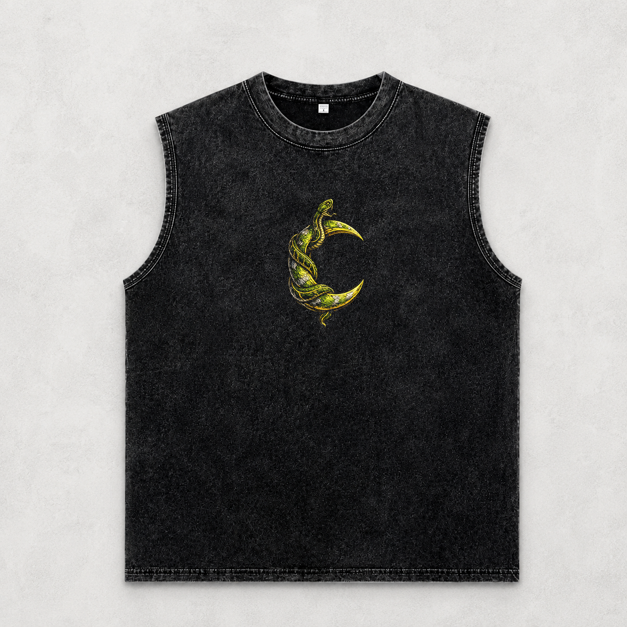Verdant Serpent – Acid Wash Oversized Tank
