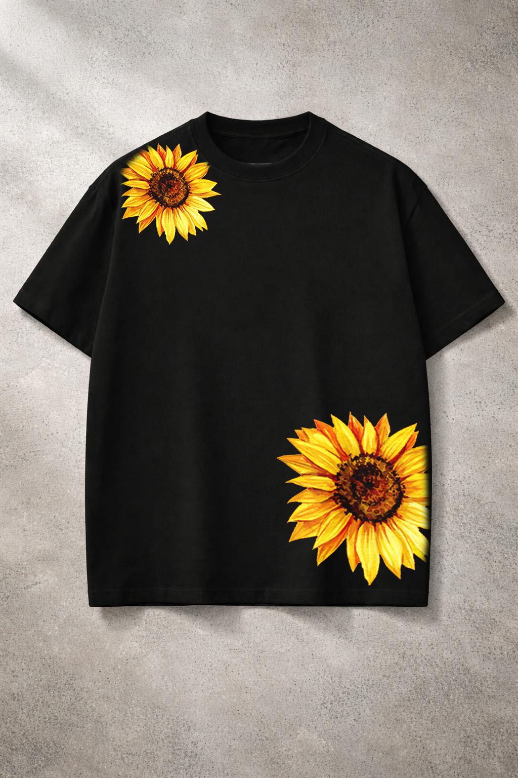 Golden Bloom – Bee Graphic Oversized T-Shirt
