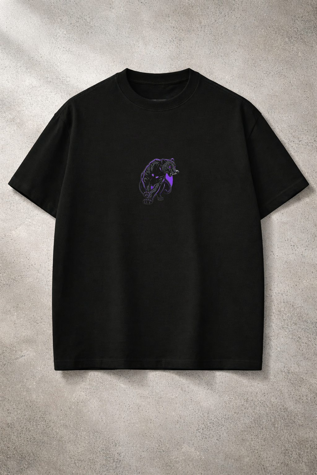 Neon Panther Oversized T-Shirt