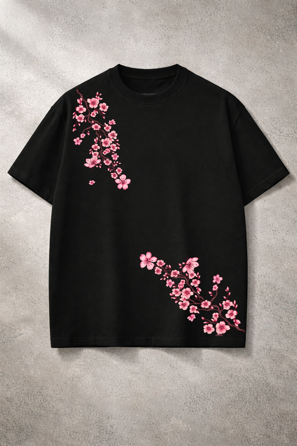 Cherry Blossom Temple Graphic T-Shirt
