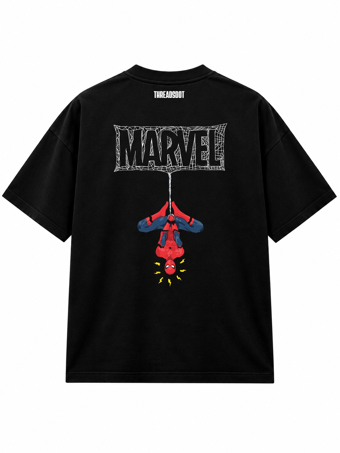 WEB DROP oversized tee